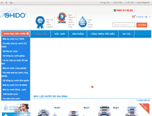 Tablet Screenshot of maylocnuocohido.com